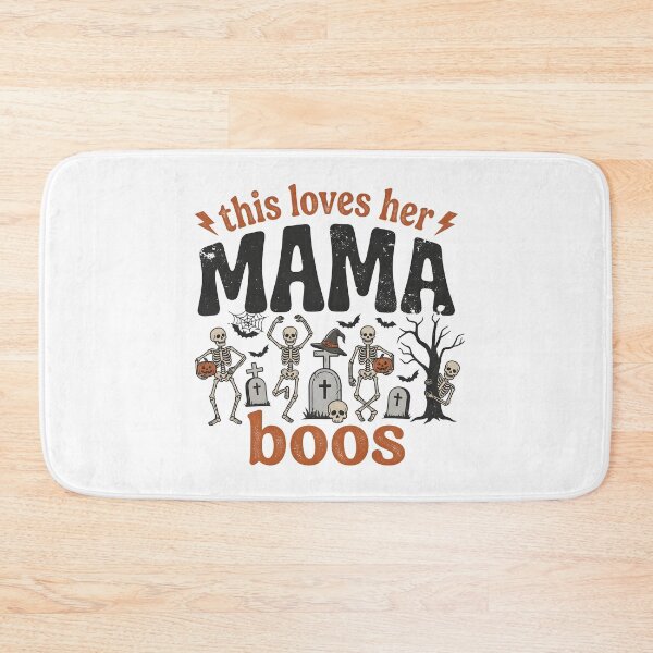 Item preview, This Mama Loves Her Boos Skeletons Halloween designed and sold by KroghDs.