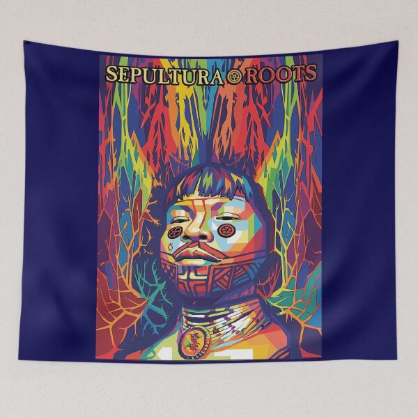 Item preview, Sepultura Original Custom Vintage Music Band Tee Unique Poster Wall Art designed and sold by Cool Robot Bro..