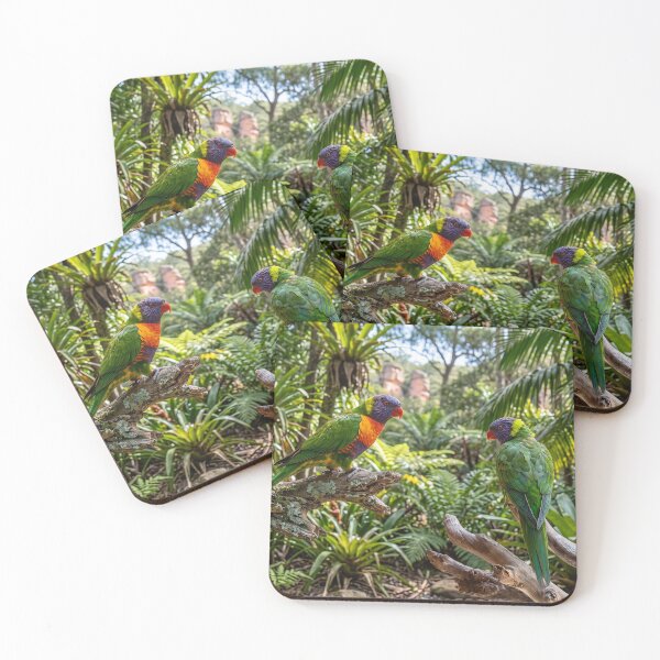 Item preview, Colourful Rainbow Lorikeets designed and sold by ArtworkNorth.