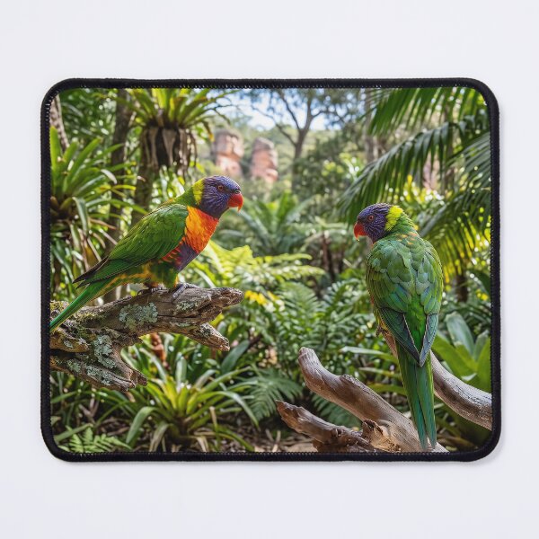 Item preview, Colourful Rainbow Lorikeets designed and sold by ArtworkNorth.