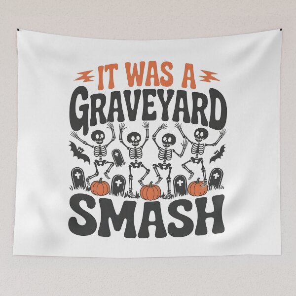 Item preview, Graveyard Smash Skeletons Halloween designed and sold by KroghDs.