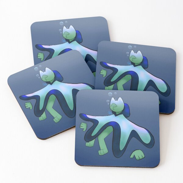 Item preview, Cute Underwater Creature with Bubbles designed and sold by J-Mindful.