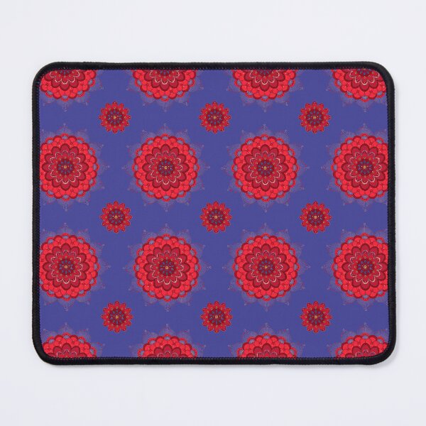 Item preview, Red Floral Mandala Pattern – Ornamental Boho Flower Design designed and sold by Mousy17.