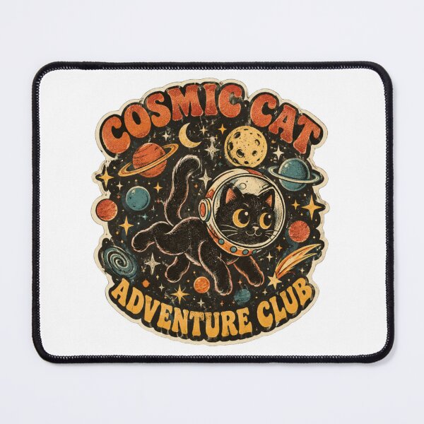 Item preview, Cosmic Cat Adventure Club designed and sold by The Wicked Herbarium.