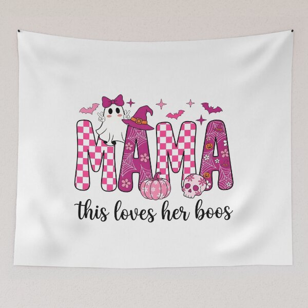 Item preview, Spooky Mama Pink Ghost Halloween designed and sold by KroghDs.