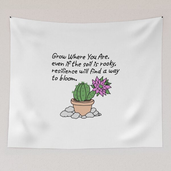 Item preview, Grow Where You Are - Blooming designed and sold by Polinatrshop.