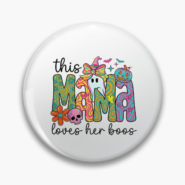 Item preview, Groovy Halloween Mama This Mama Loves Her Boos designed and sold by KroghDs.