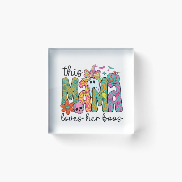 Item preview, Groovy Halloween Mama This Mama Loves Her Boos designed and sold by KroghDs.