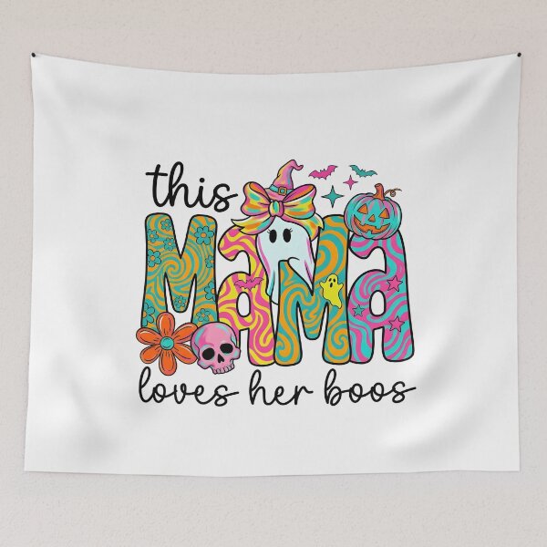 Item preview, Groovy Halloween Mama This Mama Loves Her Boos designed and sold by KroghDs.