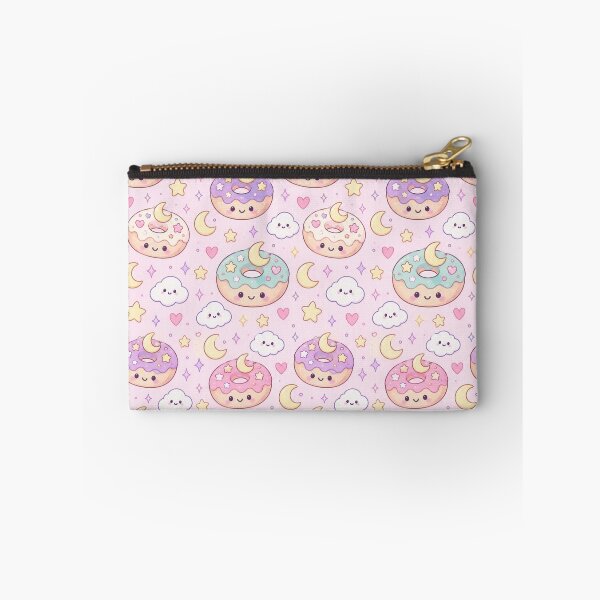 Item preview, Kawaii Moon Donut Pastel Pattern designed and sold by Soft Berry Studio.