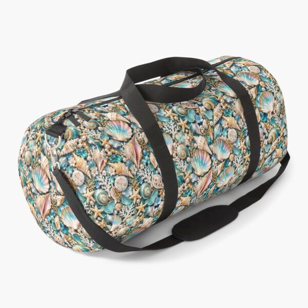 Item preview, Opaline Seashell Pattern – Iridescent Shells + Pearl Ocean Treasure designed and sold by FaithArt777.