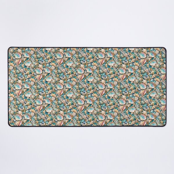 Item preview, Opaline Seashell Pattern – Iridescent Shells + Pearl Ocean Treasure designed and sold by FaithArt777.