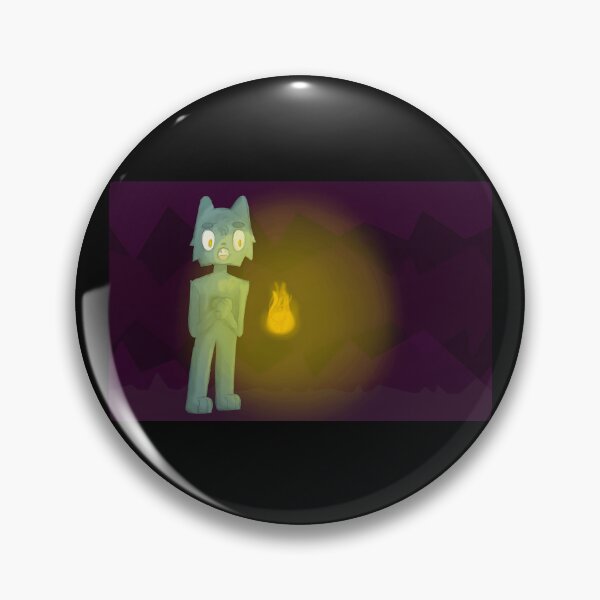 Item preview, Spooky Cat Character with Flame designed and sold by J-Mindful.
