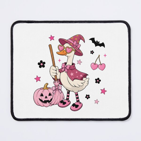 Item preview, Cute Pink Witch Goose Halloween Girls designed and sold by KroghDs.