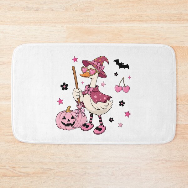 Item preview, Cute Pink Witch Goose Halloween Girls designed and sold by KroghDs.