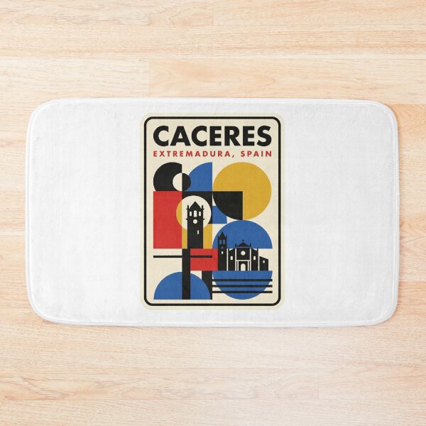 Item preview, Retro Caceres Bauhaus Geometric Skyline designed and sold by k3rstman1.