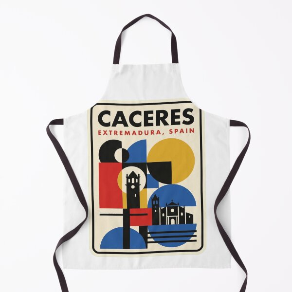 Item preview, Retro Caceres Bauhaus Geometric Skyline designed and sold by k3rstman1.