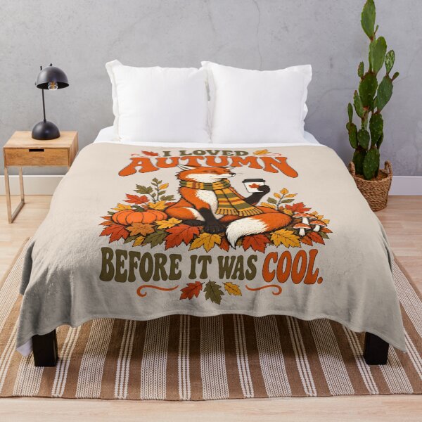 Item preview, I Loved Autumn Before It Was Cool Fox designed and sold by MagicTheDog.