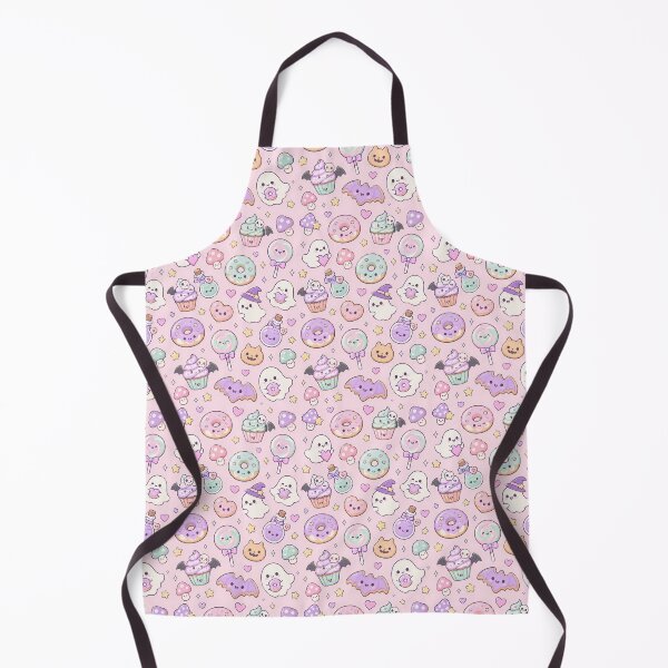 Item preview, Kawaii Pastel Spooky Snack Mix Pattern designed and sold by Soft Berry Studio.