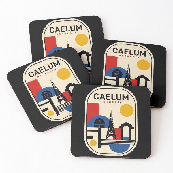Item preview, Retro Caelum Bauhaus Geometric Skyline designed and sold by k3rstman1.