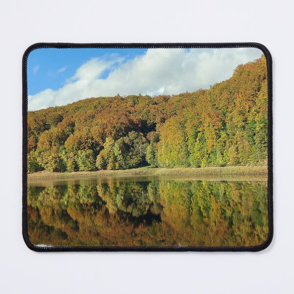 Item preview, Autumn Forest Reflection on Serene Mirror Effect designed and sold by ObjectAndNature.