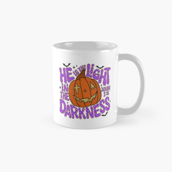 Item preview, Christian Halloween Pumpkin He Is The Light designed and sold by KroghDs.