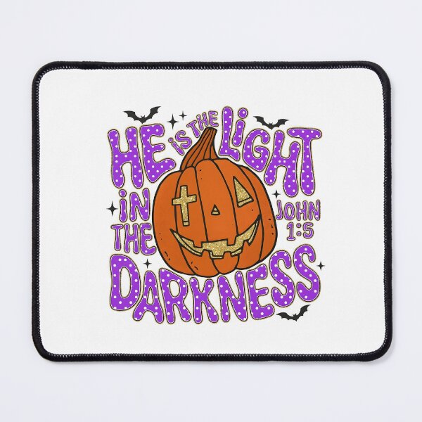 Item preview, Christian Halloween Pumpkin He Is The Light designed and sold by KroghDs.