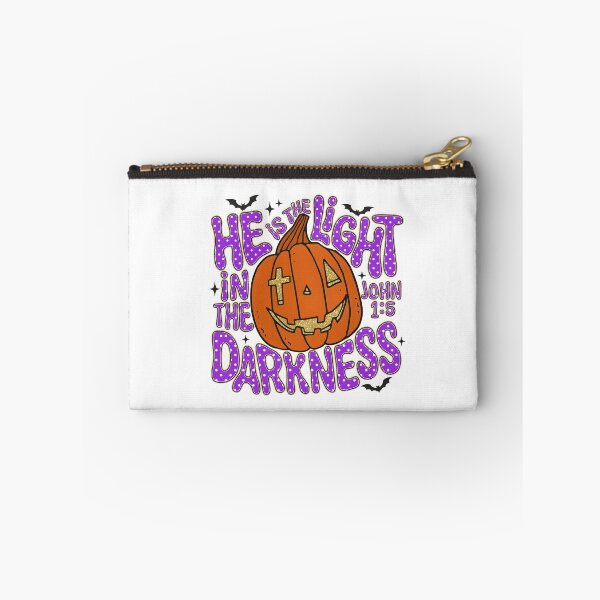 Item preview, Christian Halloween Pumpkin He Is The Light designed and sold by KroghDs.