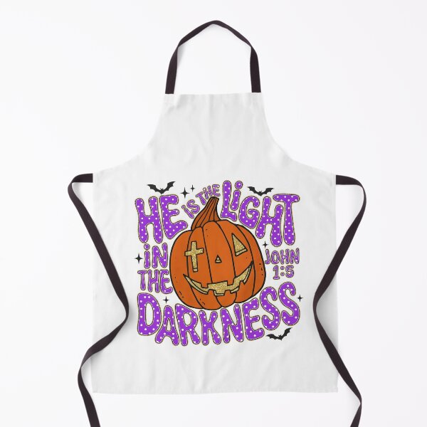 Item preview, Christian Halloween Pumpkin He Is The Light designed and sold by KroghDs.