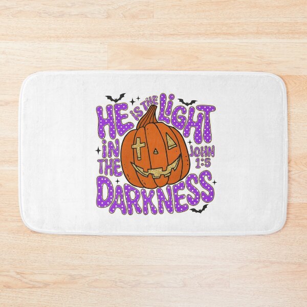 Item preview, Christian Halloween Pumpkin He Is The Light designed and sold by KroghDs.