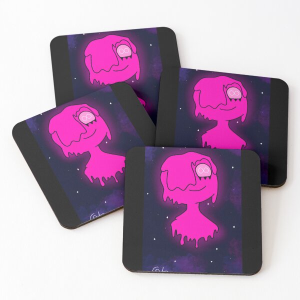 Item preview, Vibrant Pink Dripping Character in Space designed and sold by J-Mindful.