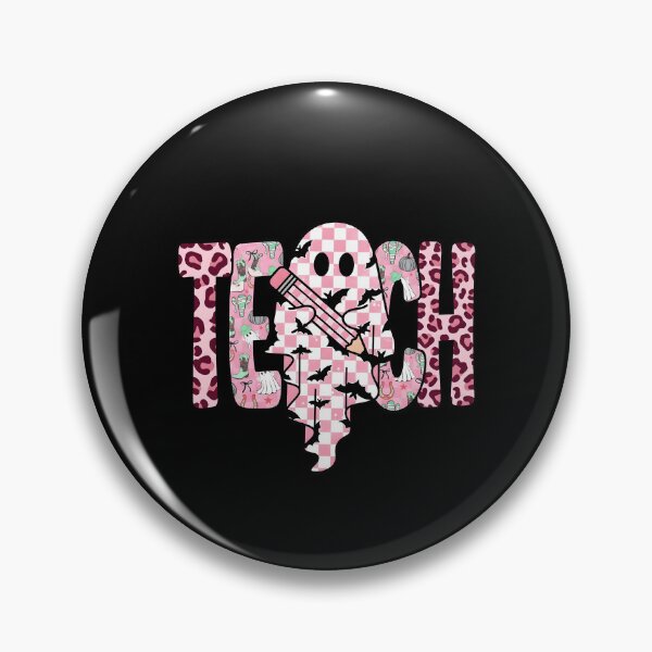 Item preview, Halloween Ghost Teacher Cute Retro Pink designed and sold by KroghDs.