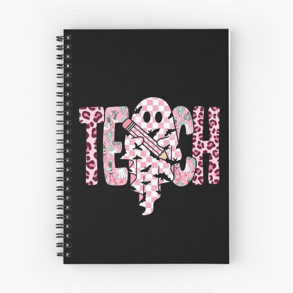 Item preview, Halloween Ghost Teacher Cute Retro Pink designed and sold by KroghDs.