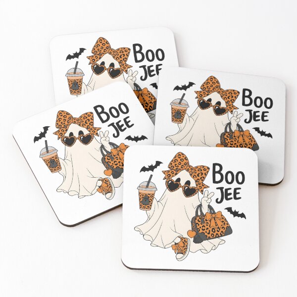 Item preview, Cute Leopard Ghost Spooky Season Halloween designed and sold by KroghDs.