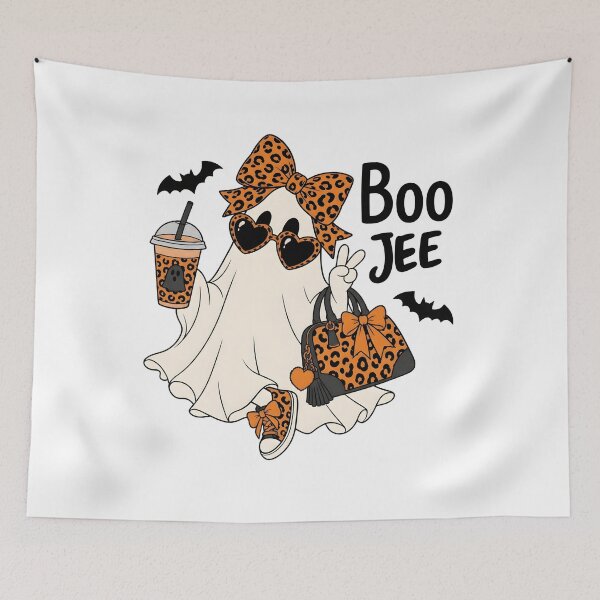 Item preview, Cute Leopard Ghost Spooky Season Halloween designed and sold by KroghDs.
