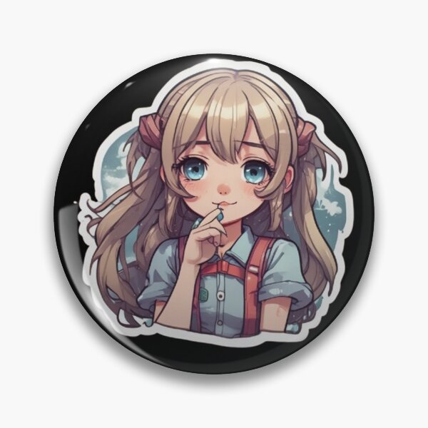 Item preview, Shy Kawaii Anime Girl | Cute Blonde Character designed and sold by bella-rosa87.