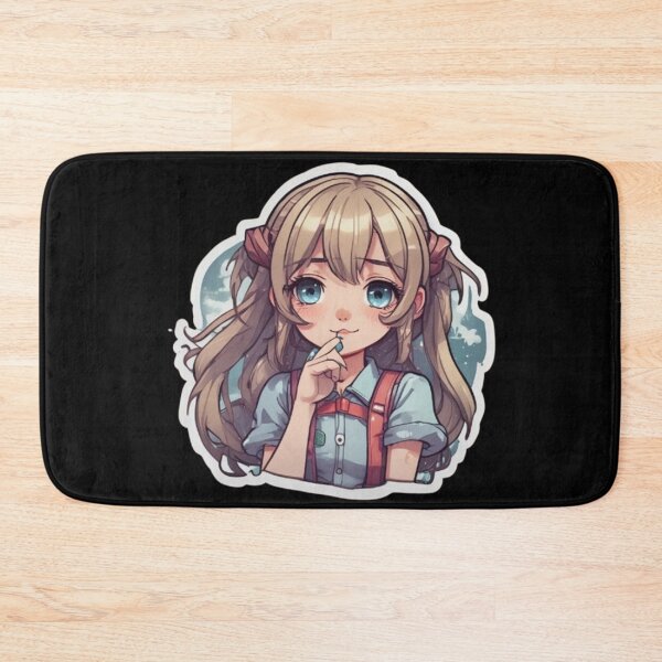 Item preview, Shy Kawaii Anime Girl | Cute Blonde Character designed and sold by bella-rosa87.