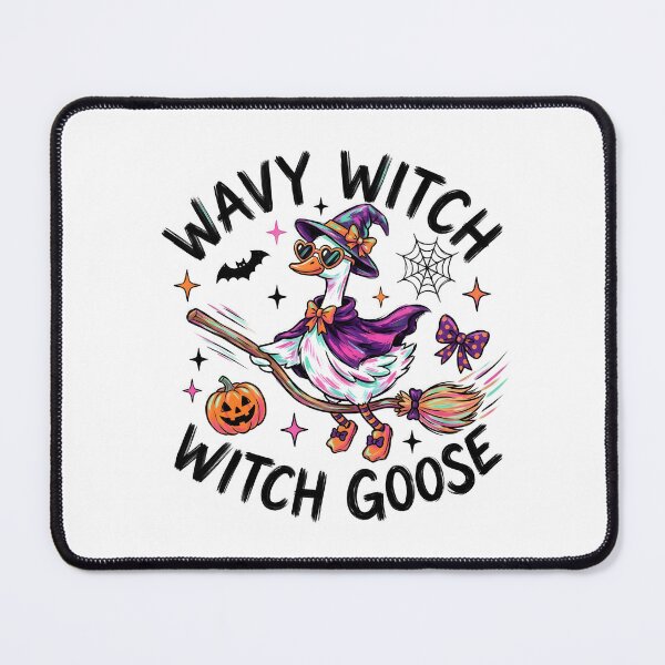 Item preview, Wavy Witch Goose Halloween Cute designed and sold by KroghDs.