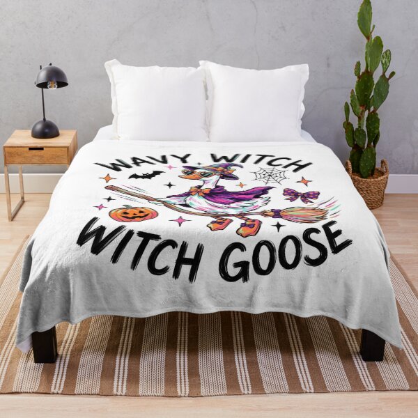 Item preview, Wavy Witch Goose Halloween Cute designed and sold by KroghDs.