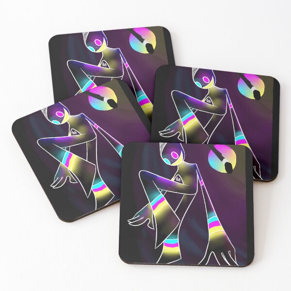 Item preview, Vibrant Character Art with Neon Accents designed and sold by J-Mindful.