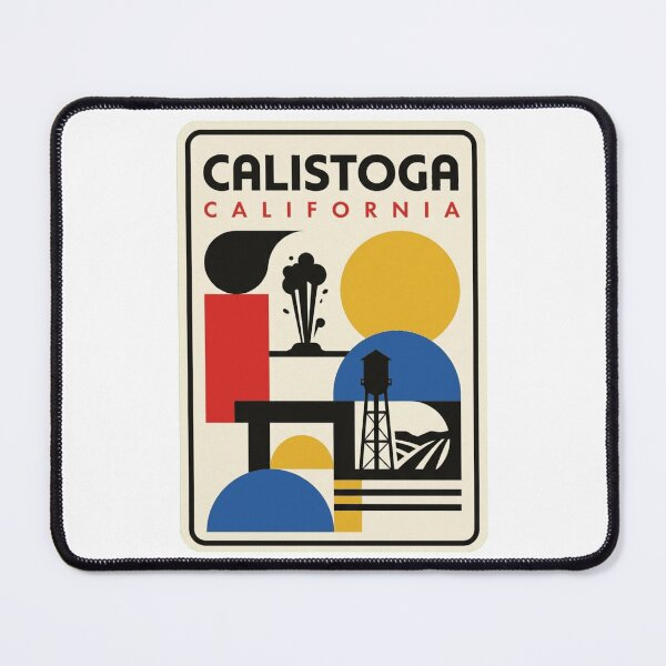 Item preview, Retro Calistoga Bauhaus Geometric Skyline designed and sold by k3rstman1.