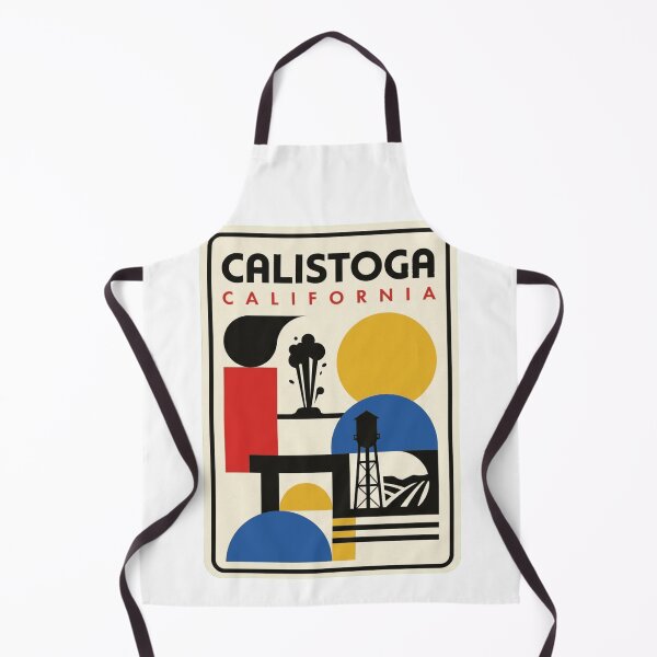 Item preview, Retro Calistoga Bauhaus Geometric Skyline designed and sold by k3rstman1.
