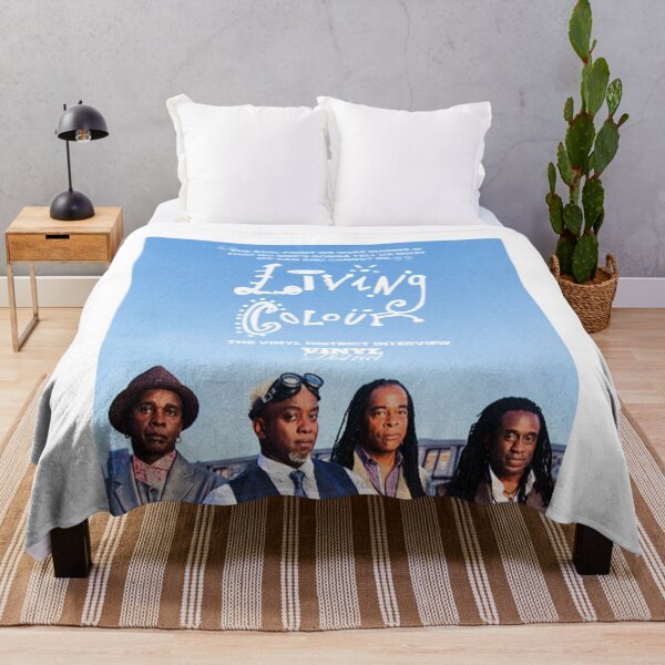 Item preview, Living Colour Original Custom Vintage Music Band Tee Unique Poster Wall Art designed and sold by Cool Robot Bro..