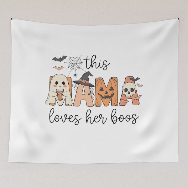 Item preview, This Mama Loves Her Boos Halloween Ghost designed and sold by KroghDs.
