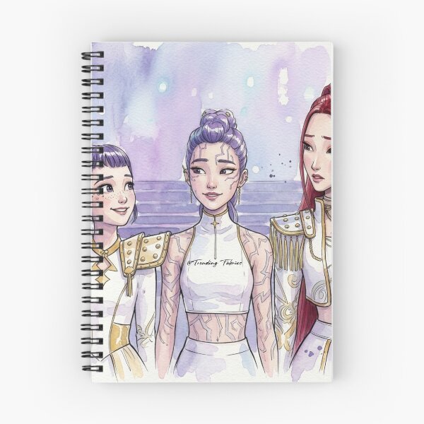 Item preview, K-pop Demon Hunter Zoey, Rumi & Mira Poster designed and sold by TrendingDesigns20xx.
