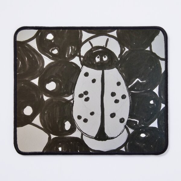 Item preview, Ladybug White and Black designed and sold by DancingCreek.