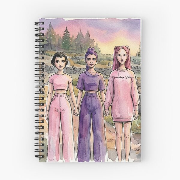 Item preview, K-pop Demon Hunter Zoey, Rumi & Mira Stickers designed and sold by TrendingDesigns20xx.