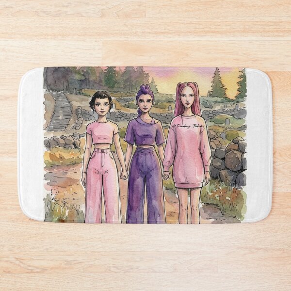 Item preview, K-pop Demon Hunter Zoey, Rumi & Mira Stickers designed and sold by TrendingDesigns20xx.