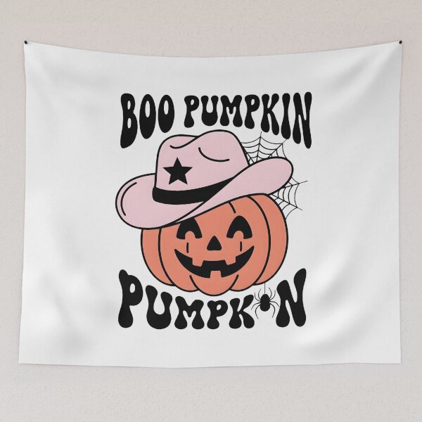 Item preview, Western Cowgirl Halloween Pumpkin Girls Kids designed and sold by KroghDs.