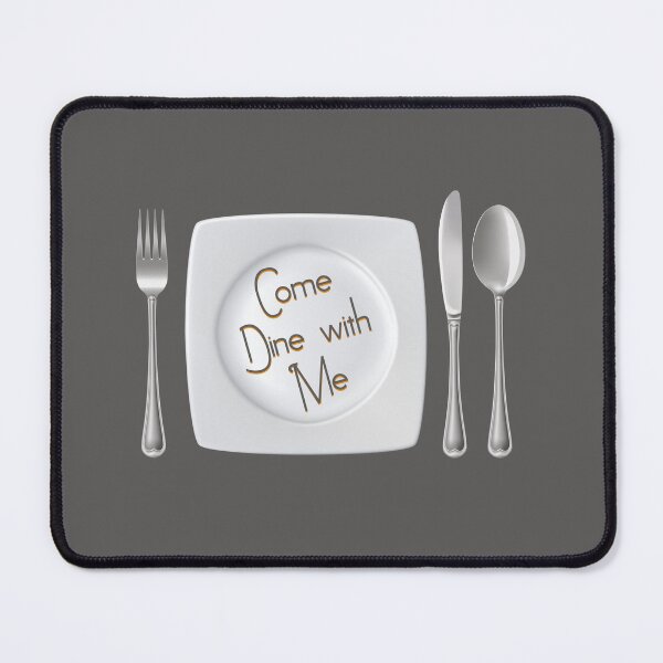 Item preview, Come Dine With Me (on Grey) designed and sold by PawsitiveMum3.